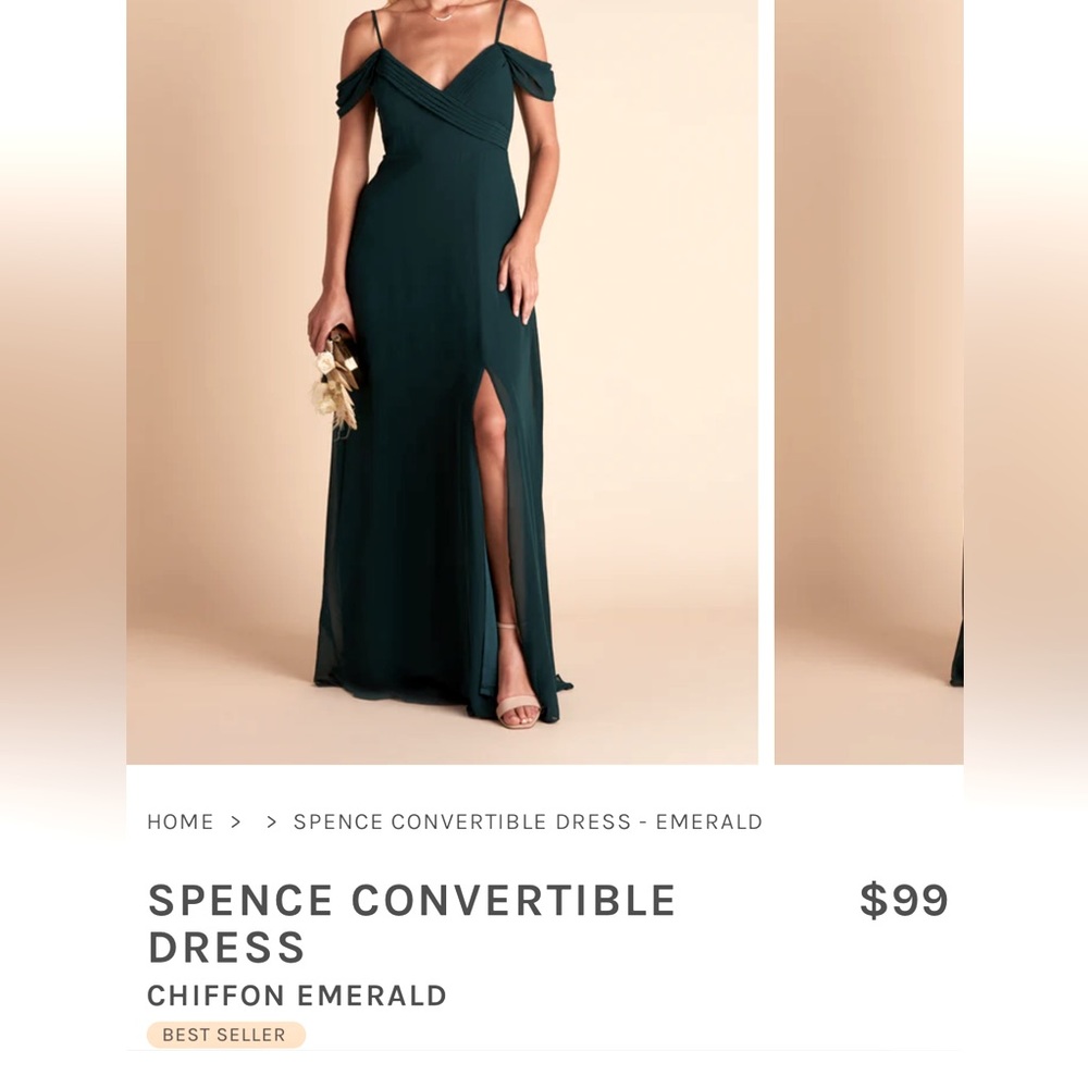 Birdy Grey Spence Convertible bridesmaid dress emerald